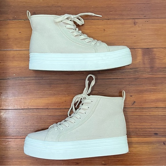 Universal thread beige platform sneakers - Picture 1 of 5